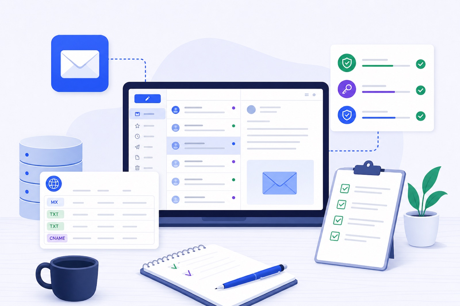 Zoho Mail spam diagnosis with DNS authentication and warm-up checklist